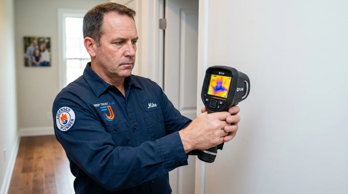 Thermal imaging leak detection by Johns Plumbing LLC in Sisseton